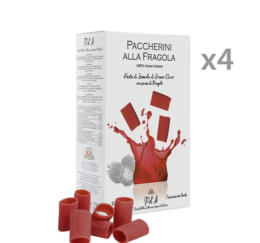 4 confezioni Paccherini alla Fragola 250 gr