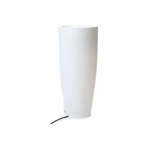 Vaso luminoso per esterno/internoBULLET 40, bianco