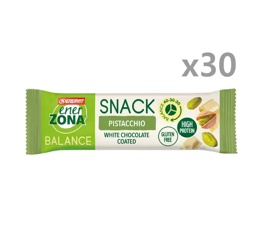 Box da 30 barrette da 27 gr - Enerzona Snack Pistacchio