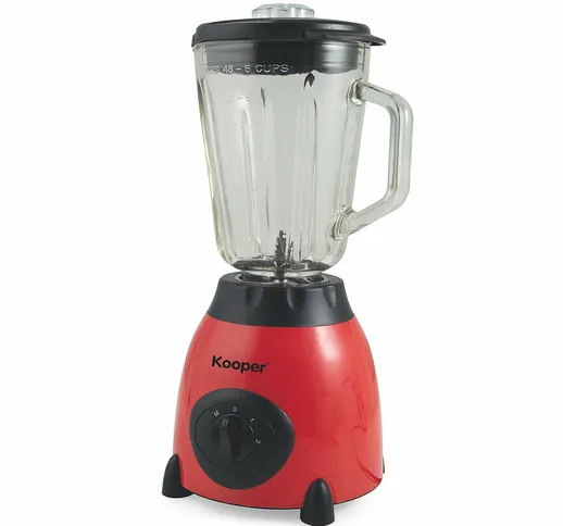 Frullatore rosso 500W caraffa 1,5 lt