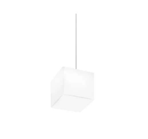 Kubik - lampada a sospensione in vetro soffiato - 11x11 cm