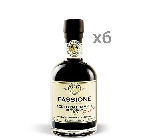 6 bottiglie da 250 ml - Aceto Balsamico di Modena IGP "Passione"