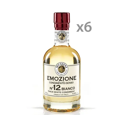 6 bottiglie da 250 ml - Condomento Bianco Denso "Emozione n°12"