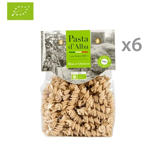 6 confezioni - Fusilli di Riso e Quinoa Real BIO Senza Glutine 250 gr