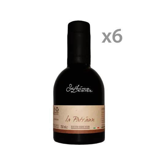 6 bottiglie - Olio EVO "La Patraun" DOP 250 ml