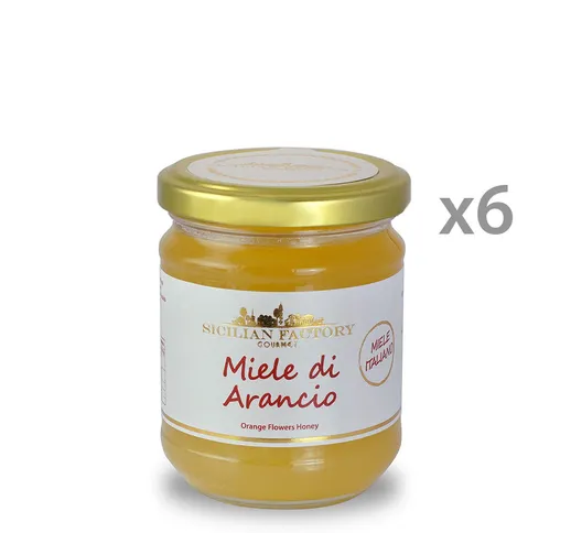 6 vasetti - Miele di Arancio 250 gr