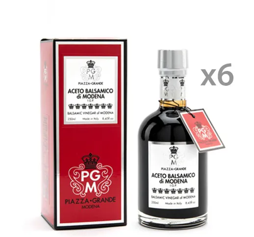 6 bottiglie - Aceto Balsamico di Modena IGP "7 Corone" da 250 ml