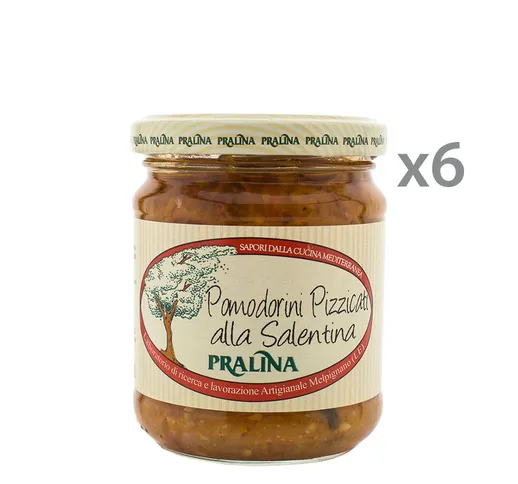 6 vasetti - Sugo pronto Pomodorini pizzicati alla Salentina 180 gr