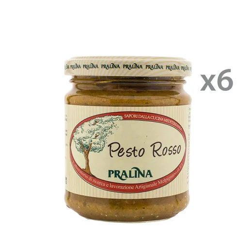 6 vasetti - Pesto Rosso Salentino 180 gr