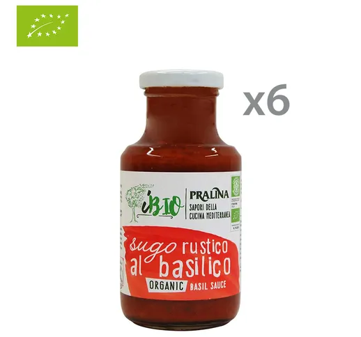 6 vasetti - Sugo Rustico al Basilico "I BIO" 250 gr