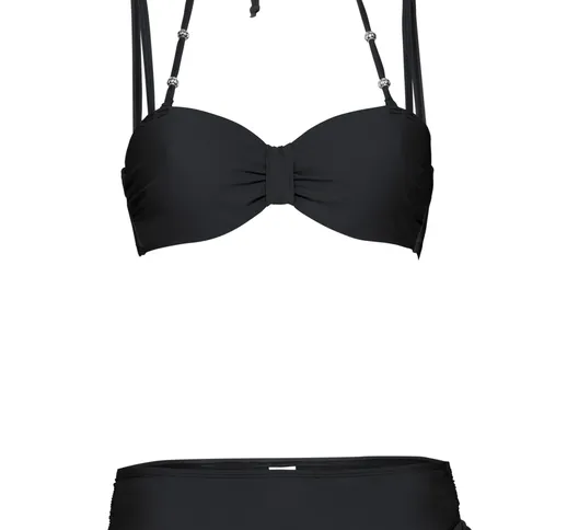 Bikini con ferretto (set 2 pezzi) (Nero) - bpc bonprix collection
