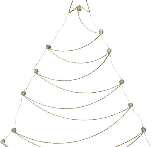 Decorazione da parete a LED a forma di albero di Natale (Nero) - bpc living bonprix collec...