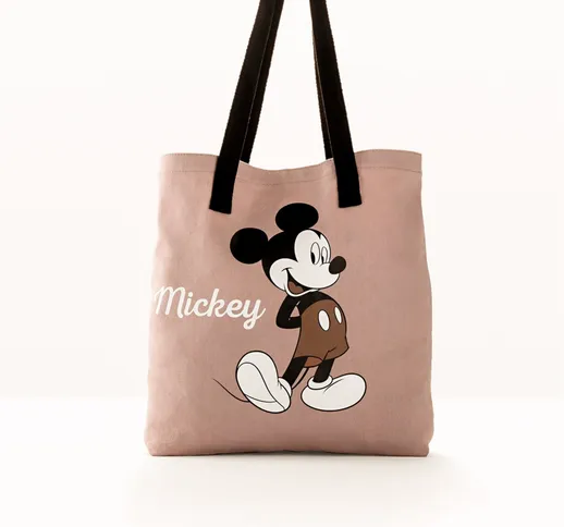 Borsa shopper Mickey Mouse (rosa) - Disney