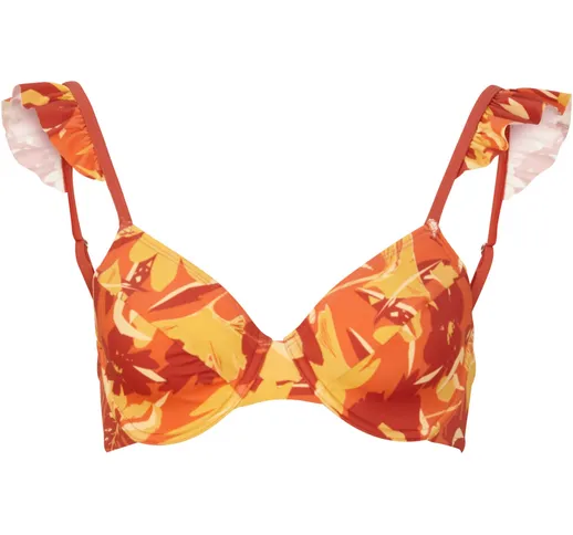Reggiseno bikini con ferretto sostenibile (Arancione) - bpc selection