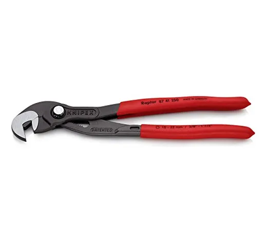 KNIPEX 87 41 250 Pinza chiave "Tucano" bonderizzata grigia rivestiti in resina sintetica a...