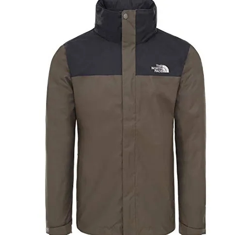 The North Face M Evolve II Tri Jkt, Giacca Impermeabile Uomo, Verde (New Taupe Green), S