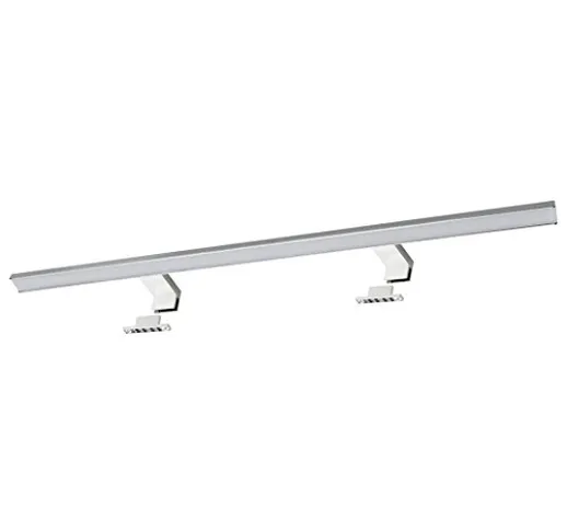 SEBSON® LED Lampada da specchio per bagno 80cm, IP44, lampada morsetto + armadio, Bianco n...