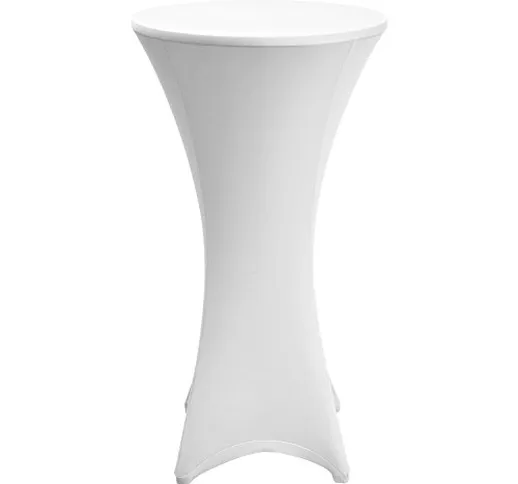 Beautissu Fodera elastica per tavoli alti da bar Stella Ø 60-65 cm - rivestimento elastico...