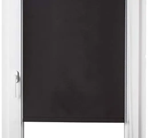 AmazonBasics - Tenda a rullo oscurante con rivestimento in colore coordinato, 86 x 150 cm,...