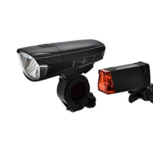 Dansi STVZO LED Illuminazione Bicicletta, Set con fanale Anteriore e Posteriore, commutabi...