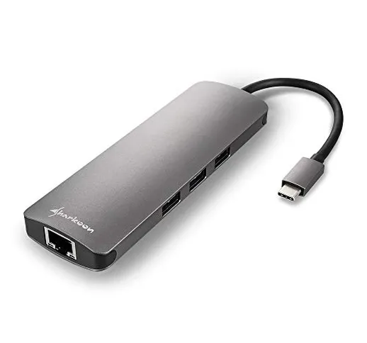 Sharkoon USB 3.0 Type C Combo Adapter