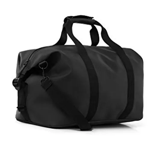 RAINS weekend Duffel Black One Size