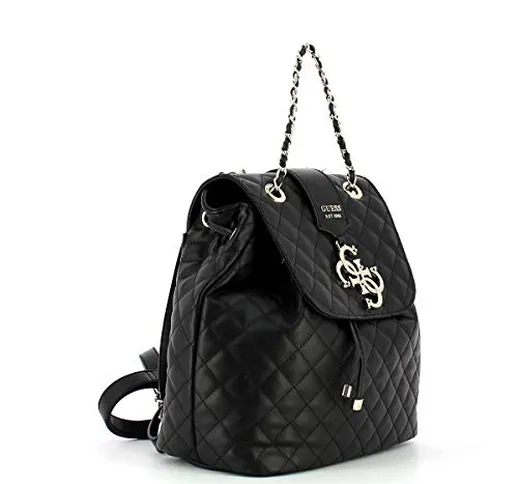 Guess Borsa zaino mod. Miriam backpack in ecopelle trapuntata nero donna B20GU59