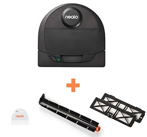 Neato Robotics D450 Premium Pet Edition - Compatibile con Alexa - Robot aspirapolvere con...