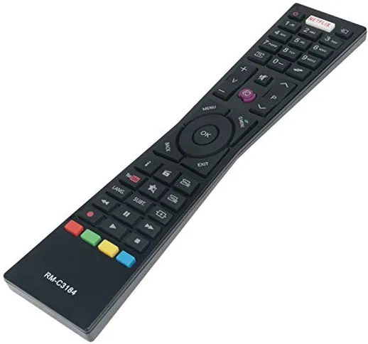 ALLIMITY RM-C3184 Telecomando Sostituito per JVC 4K TV LT-24VH52J LT-32VF52J LT-32VF52K LT...