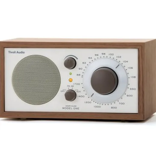 Tivoli Audio model one (walnut/beige) radio da tavolo am/fm