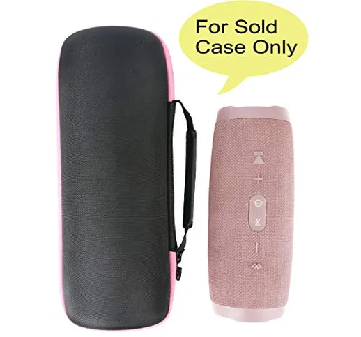 co2CREA Duro Viaggio Caso Copertina per JBL Charge 4 Speaker Bluetooth Portatile (rosa)