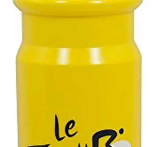Tour de France-Borraccia da 700 ml, Colore: Nero/Giallo