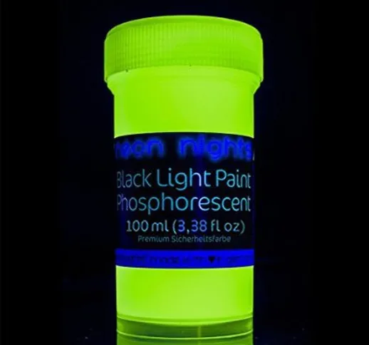 neon nights Vernice Fosforescente Al Buio Luminosa Neon Colorata Verde