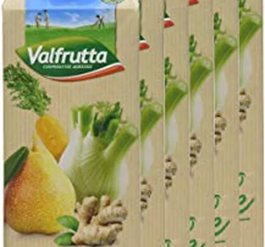 Valfrutta Mix di Frutta e Verdura, a Base di Pera, Finocchio e Zenzero - 6000 ml