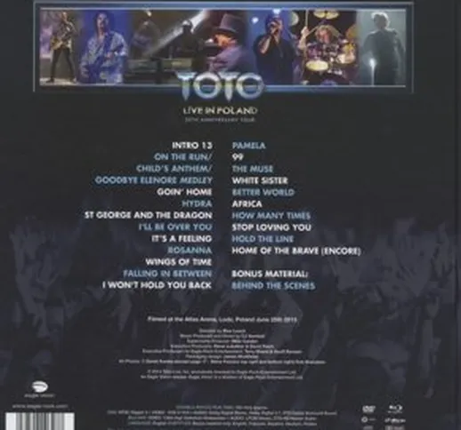 Toto - Live in Poland - 35th anniversary tou (+BLU-RAY+2CD)