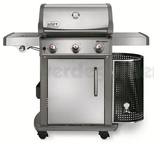 Weber Spirit Premium S-320 GBS Barbecue Carrello Gas 9360W Acciaio inossidabile