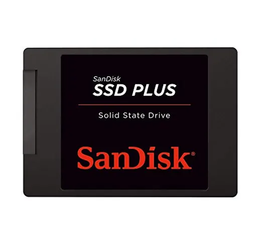 SanDisk Plus SSD Unità a Stato Solido 480 GB, Velocità di Lettura fino a 535 MB/s, 2,5", S...