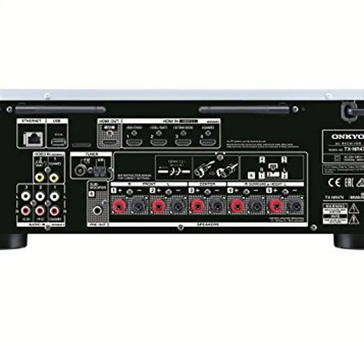 ONKYO TX-NR474 5.1channels Surround 3D Silver AV receiver - AV receivers (5.1 channels, Su...