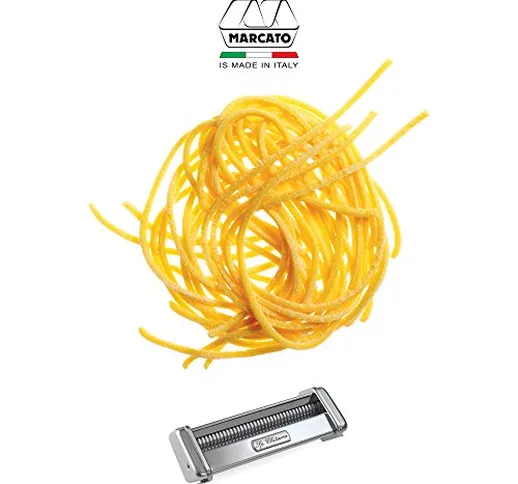 Marcato AC-150-CHI Accessorio per Atlas Spaghetti Chitarra Utensili da Cucina, Acciaio Cro...