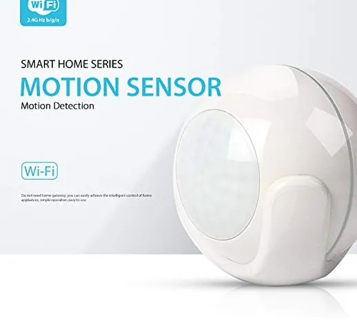 Sistema di allarme domestico con sensore di movimento WiFi PIR, mini sensore PIR Sensore a...