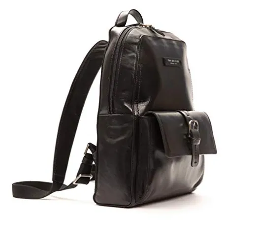 The Bridge Zaino Backpack Porta Pc fino a 14" pelle leather made in Italy man uomo spallac...