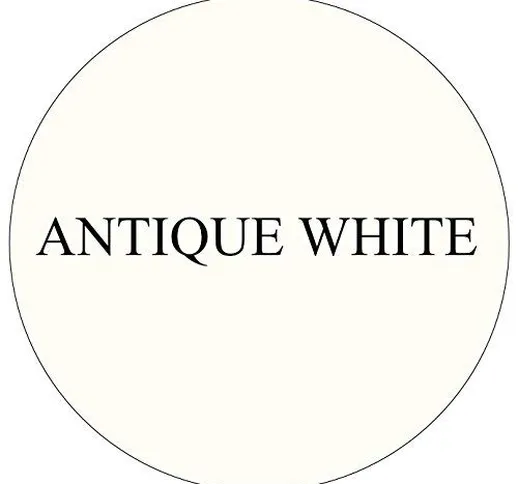 Vernice per mobili a gesso bianco anticato, ideale per creare un stile shabby chic. 2.5 li...