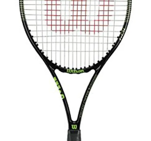 WILSON Blade 104 Tns Rkt W/O Cvr 2 Serena Williams Racchetta, Nero/Giallo (Nero/Lime)