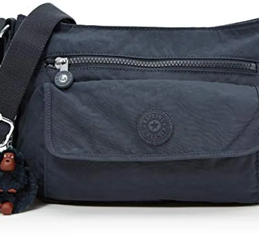 Kipling Syro, Borsa a Tracolla Donna, Blu (True Navy), 31x22x12.5 cm (W x H x L)