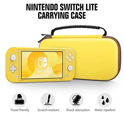 MoKo Custodia Porta Giochi Compatibile con Nintendo Switch Lite in Eva con 10 Tasche, Chiu...