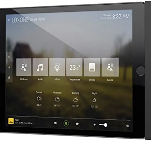 smart things solutions S09 B Supporto da Parete/Base di Ricarica per Apple iPad Mini 4 Ner...
