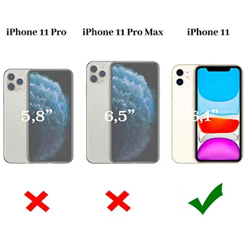 Cover Apple iPhone 11 / 11 Pro / 11 Pro Max Bonus 2 Pezzi Vetro Temperato Hd Alta Definizi...