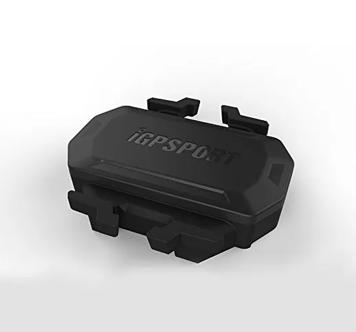 iGPSPORT Sensore di velocità e sensore di cadenza per bici con modulo Dual Bluetooth e ANT...