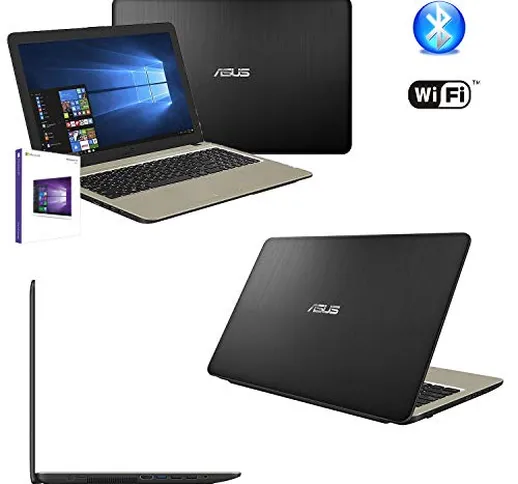 Notebook Asus Portatile Pc Display da 15.6" Cpu AMD A4-9125 2.60Ghz/Ram 4Gb DDR4/HD 500GB...