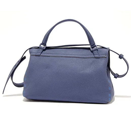 Zanellato 3059AA borsa donna PURA POSTINA S leather blue bag woman [ONE SIZE]